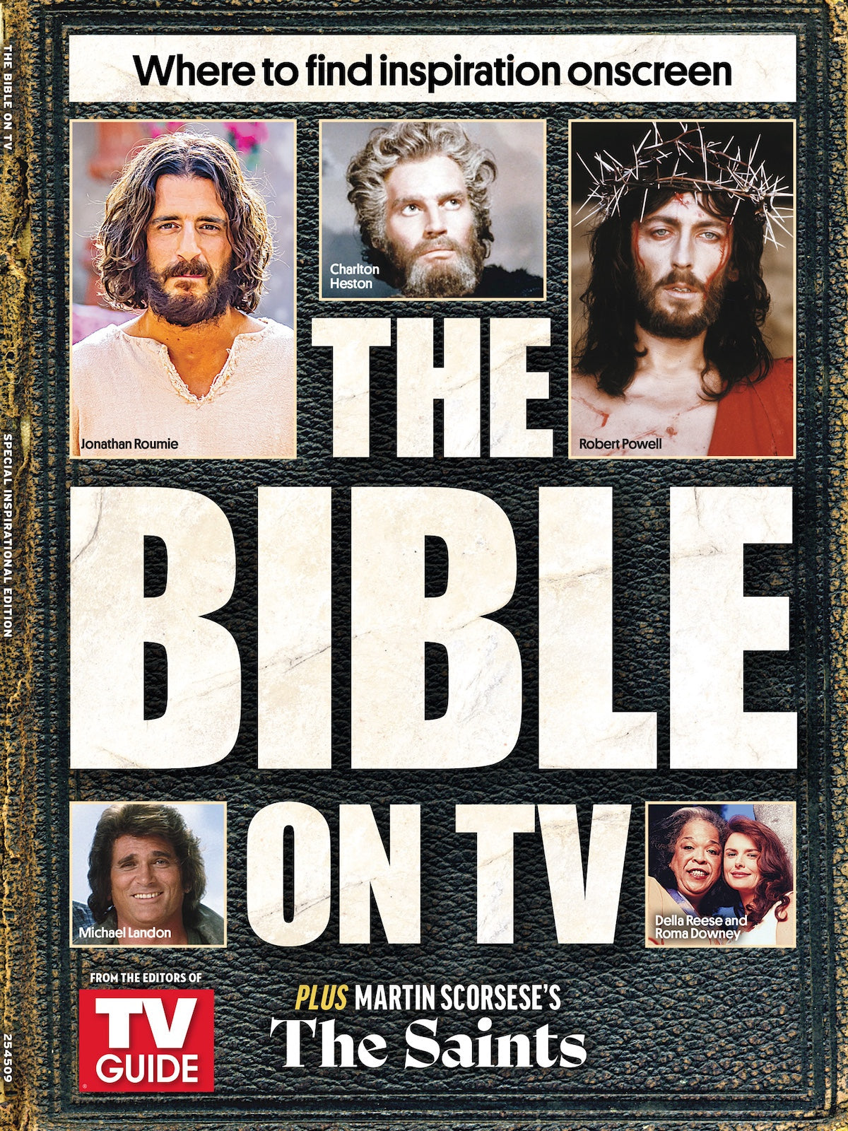 TV Guide - The Bible On TV: Explore Faith-Based Storytelling, Iconic Performances By Charlton Heston, Martin Scorsese, Robert Powell & Della Reese, The Chosen Highlights With Jonathon Roumie & More!