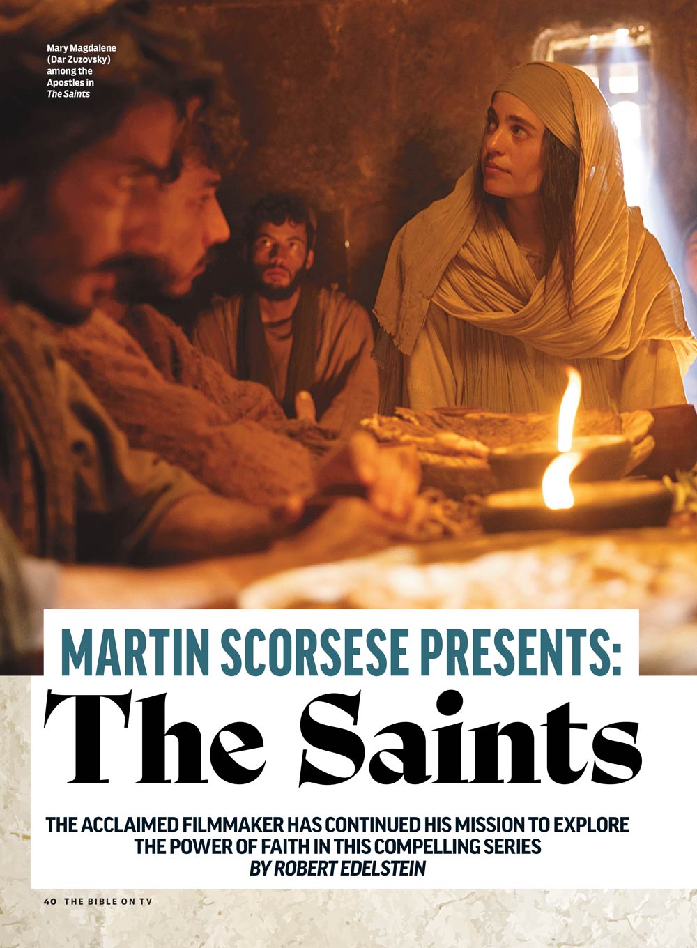 TV Guide - The Bible On TV: Explore Faith-Based Storytelling, Iconic Performances By Charlton Heston, Martin Scorsese, Robert Powell & Della Reese, The Chosen Highlights With Jonathon Roumie & More!