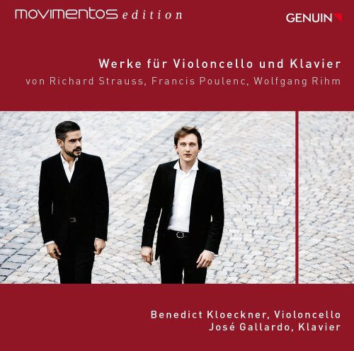 Strauss / Poulenc / Rihm - Works For Cello & Piano - Music CD