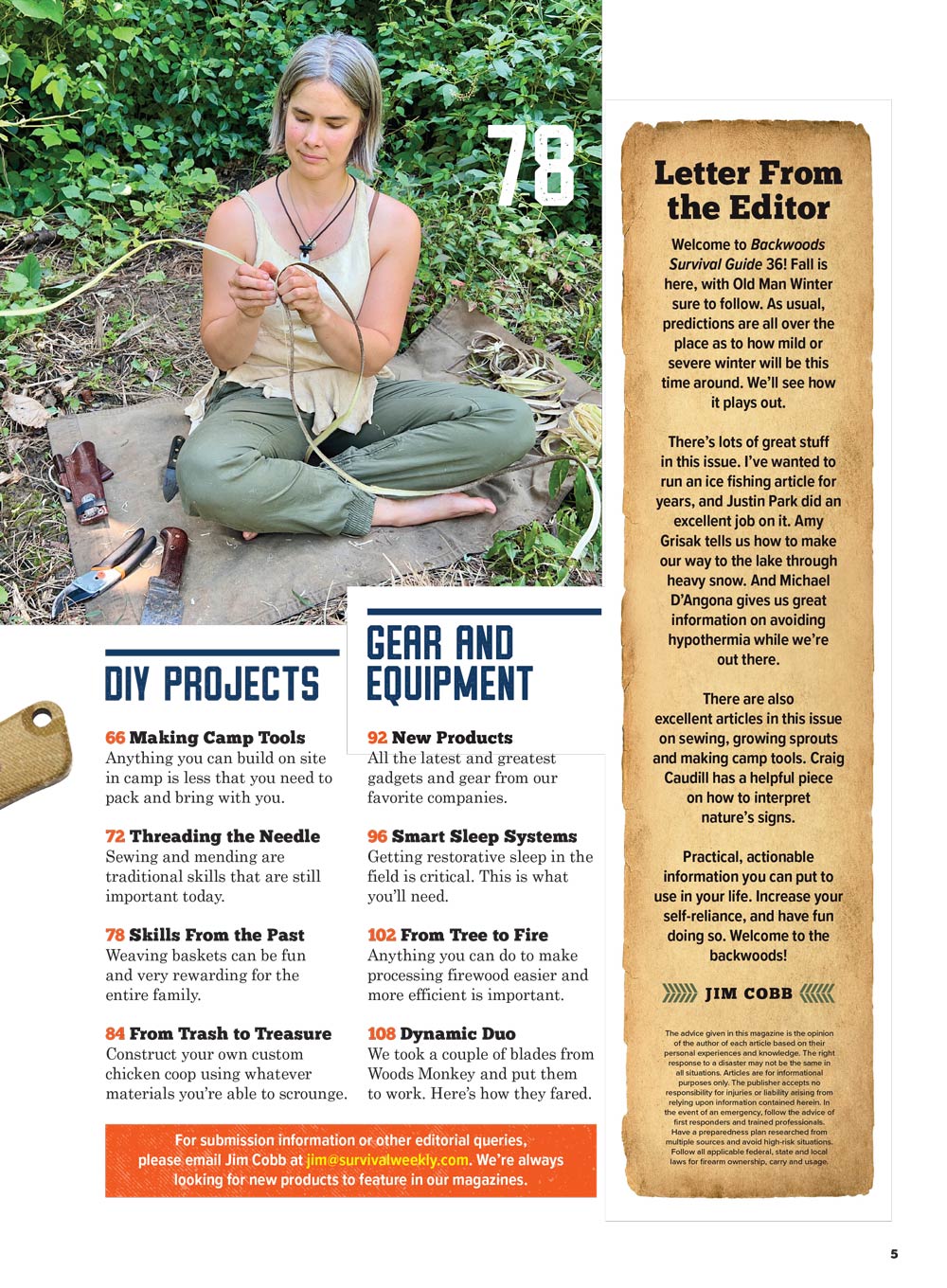 Backwoods Survival Guide - Living Off The Land No. 36: 200+ Tips For Self-Sufficient Living, Save Money, Food Production, DIY Camp Tools, Build A Chicken Coop, Frugal Living Strategies & More!