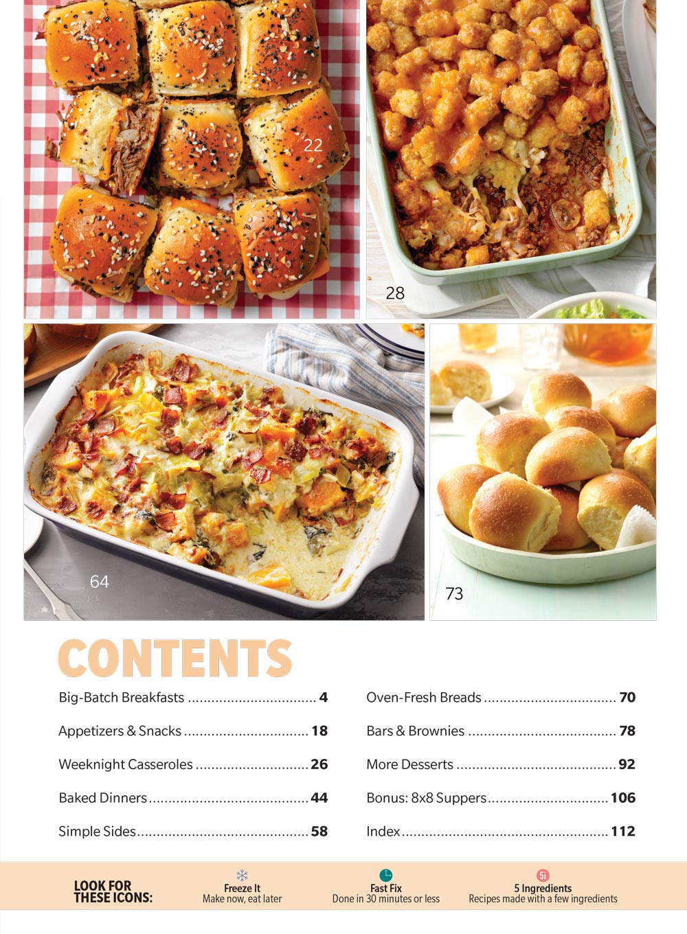 Taste of Home - Easy 13x9 Pan Recipes: Elevate Your Meal Planning, 118 Delicious Ideas & Bonus Recipes For Your 8x8 Pans, Overnight Breakfasts, Brunch, Weeknight Casseroles, Dinners, Desserts & More!