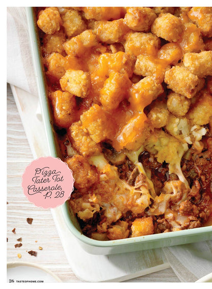 Taste of Home - Easy 13x9 Pan Recipes: Elevate Your Meal Planning, 118 Delicious Ideas & Bonus Recipes For Your 8x8 Pans, Overnight Breakfasts, Brunch, Weeknight Casseroles, Dinners, Desserts & More!