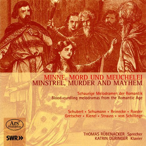 Schubert / Schumann / Rubenacker / Duringer - Minnemord Meuchelei - Music CD
