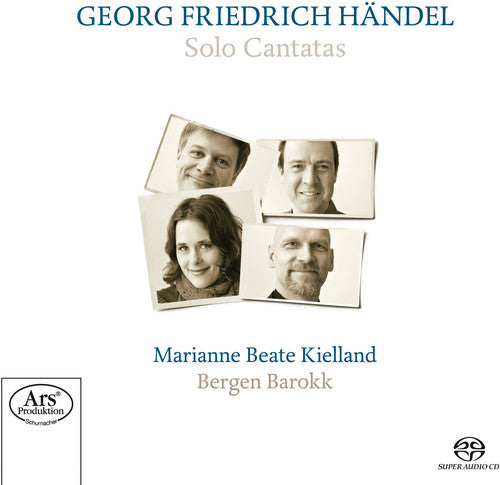 the album cover for Handel / Kielland - Solo Cantatas