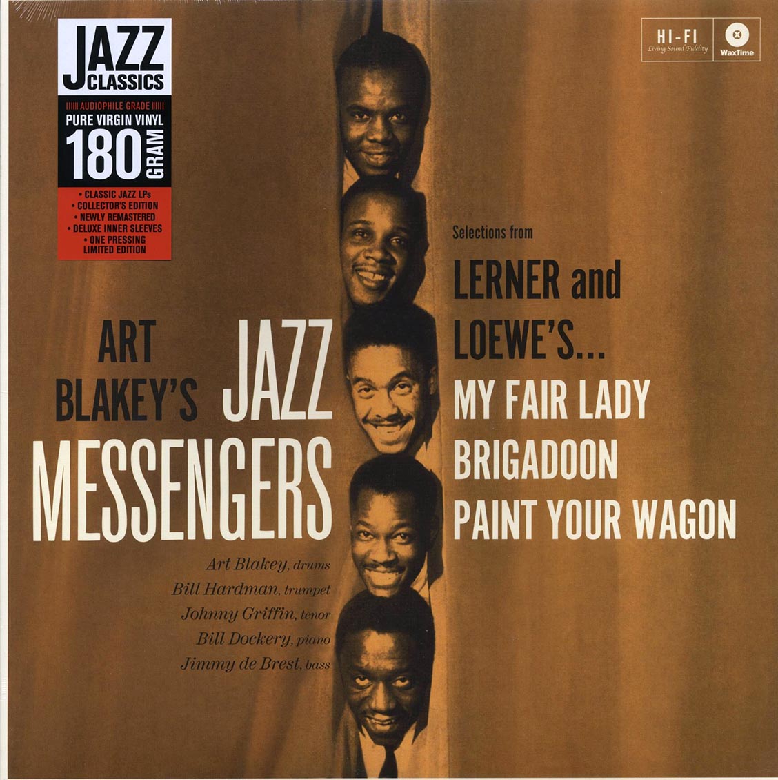 Art Blakey's Jazz Messengers - Selections From Lerner And Loewe's My Fair Lady, Brigadoon, Paint Your Wagon (ltd. ed.) (180g) (remastered) Vinyl Record