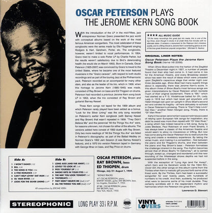 Oscar Peterson - Plays The Jerome Kern Song Book (+3 bonus tracks) (ltd. ed.) (180g) Vinyl Record