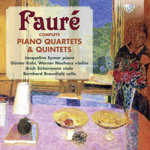 the album cover for Jacqueline Eymar - Comp Piano Quartets & Quintets