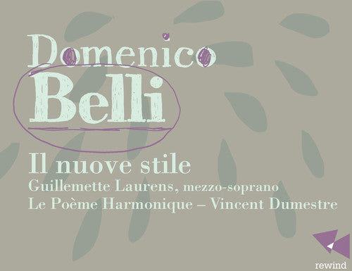 the album cover for Guillemette Laurens - Il Nuovo Stile