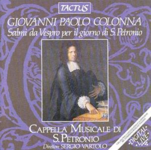 the album cover for Colonna / Bindi - Salmi Da Vespro Per