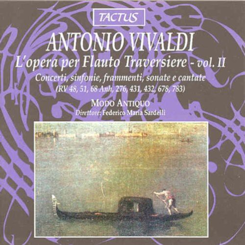 Vivaldi / Sardelli / Fedi - Works For Transverse Flute 2 - Music CD