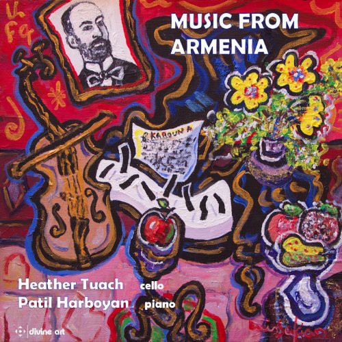 the album cover for Patil Harboyan - Music from Armenia for Cello & Piano