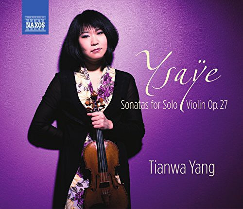 the album cover for Tianwa Yang - Sonatas for Solo Violin