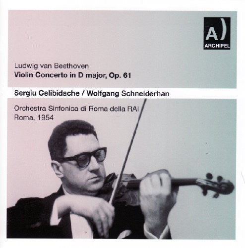the album cover for Orchestra Sinfonica di Roma della Rai - Violin Concerto in D Major Op 61
