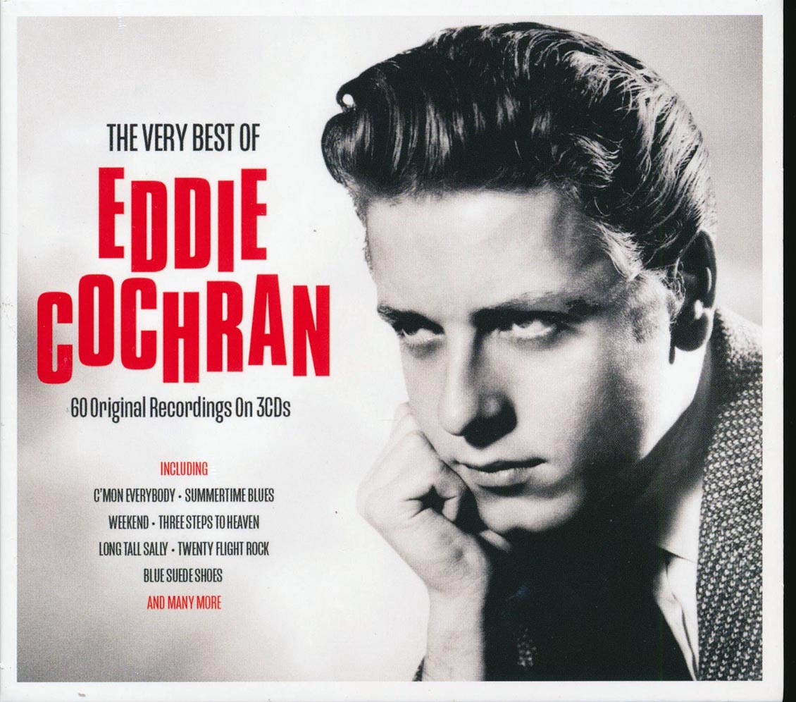 Eddie Cochran - The Very Best Of Eddie Cochran (60 tracks) (3xCD) (deluxe 3-fold digipak) Music CD