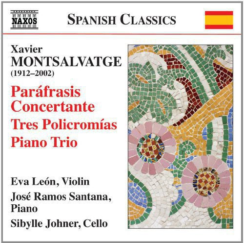 the album cover for Montsalvatge - Comp Works for Violin & Piano