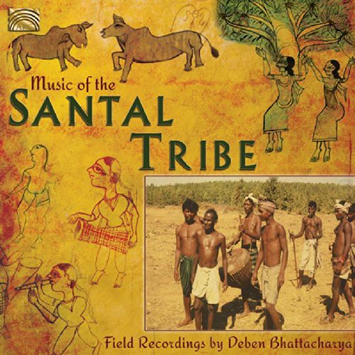 the album cover for Deben Bhattacharya - Music of the Santal Tribe