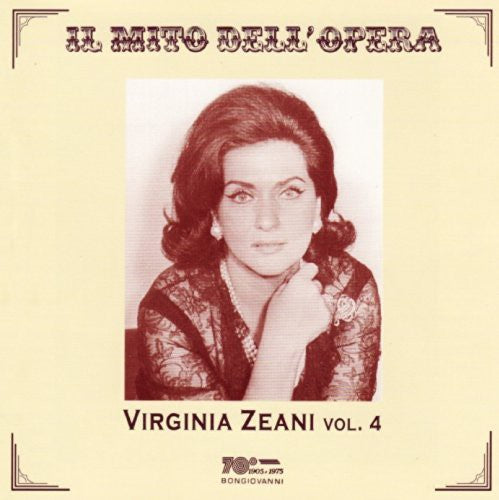Verdi / Puccini / Massenet - Virginia Zeani 4 - Music CD