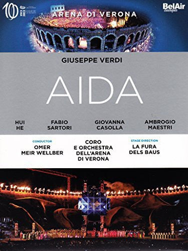 the album cover for Verdi - Aida