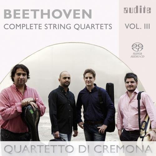 the album cover for Quartetto di Cremona - Comp Quartets Vol 3