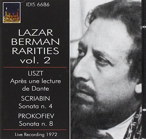 the album cover for Liszt / Scriabin / Prokofiev - Lazar Berman Rarities Vol 2