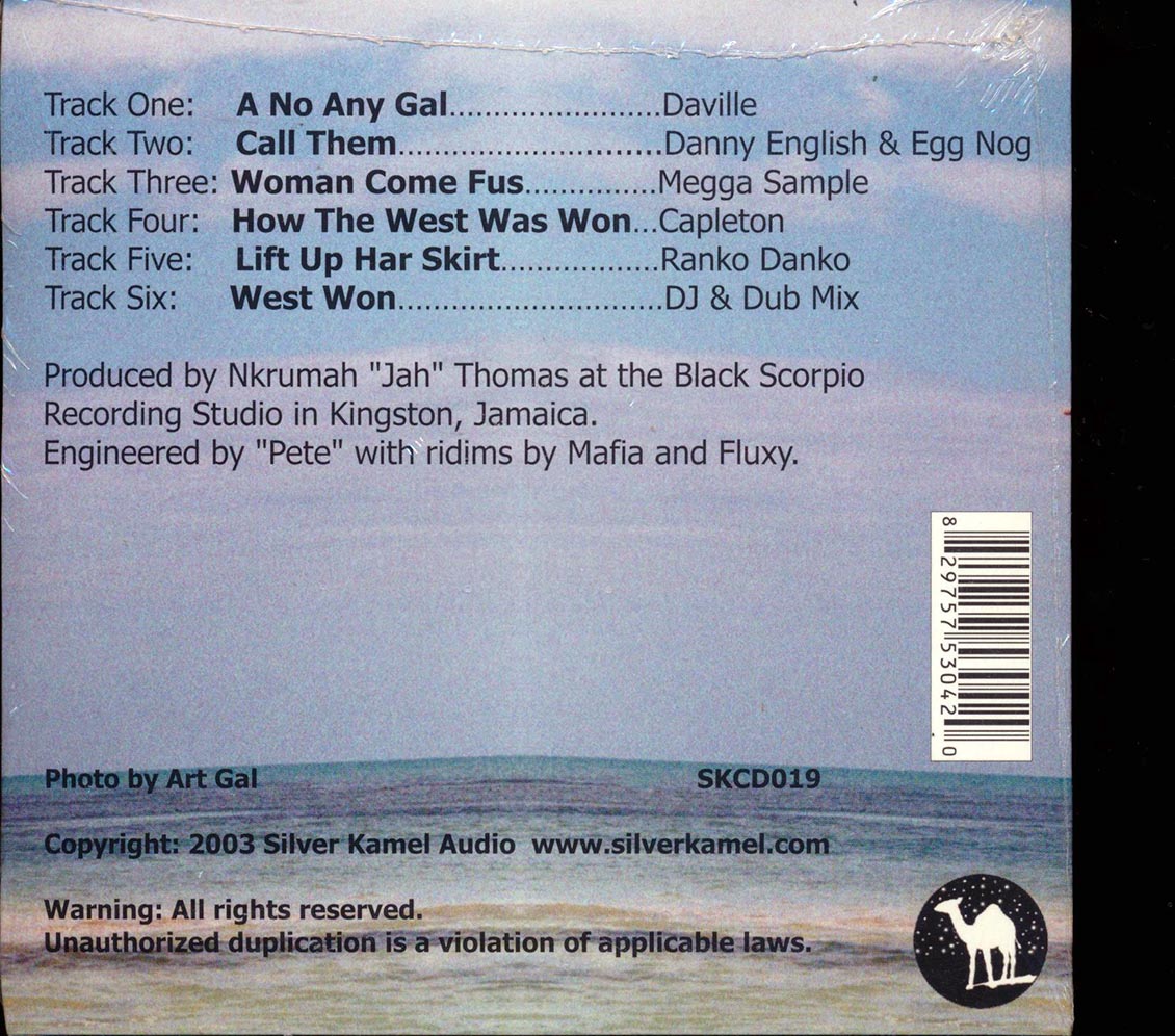 Daville, Capleton, Etc. - West Won Riddim Music CD