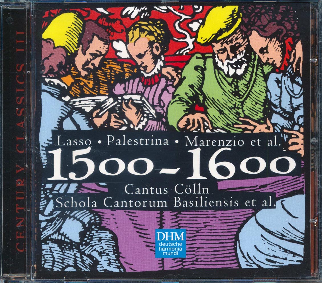 Lasso, Palestrina, Marenzio, Etc. - 1500-1600 Cantus Colln Schola Cantorum Basiliensis Et Al Music CD