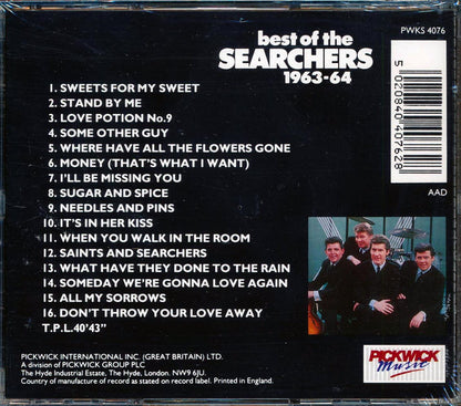 The Searchers - Best Of The Searchers 1963-64 Music CD