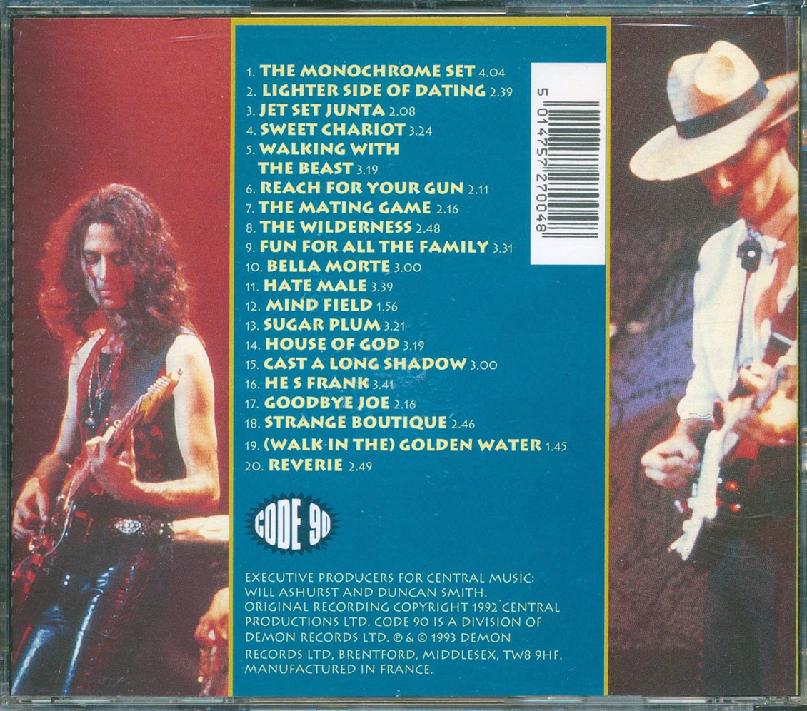 The Monochrome Set - Live (20 tracks) Music CD