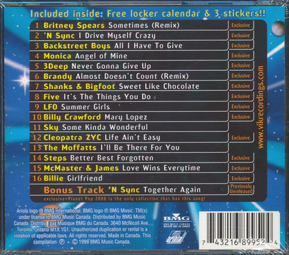 Britney Spears, Backstreet Boys, Monica, Etc. - Planet Pop 2000 Music CD