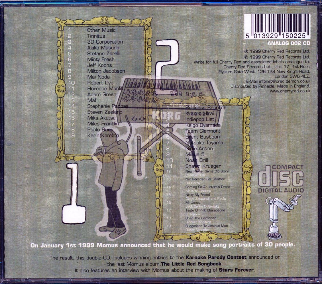Momus - Stars Forever (38 tracks) (2xCD) Music CD