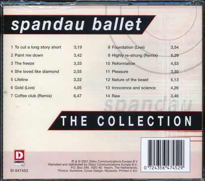 Spandau Ballet The Collection Music CD