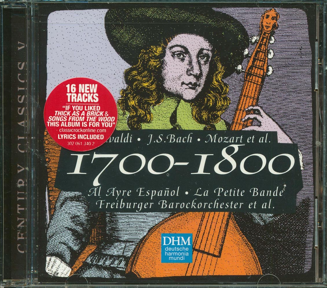 Vivaldi, Bach, Mozart, Et Al - Century Classics V: 1700-1800 (23 tracks) Music CD
