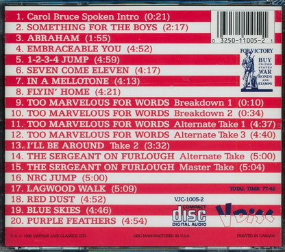 Red Norvo - The Legendary V Disc Masters Volume 1 Music CD