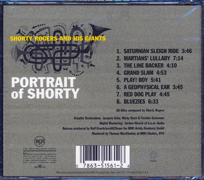 Shorty Rogers & His Giants - Portrait Of Shorty Music CD