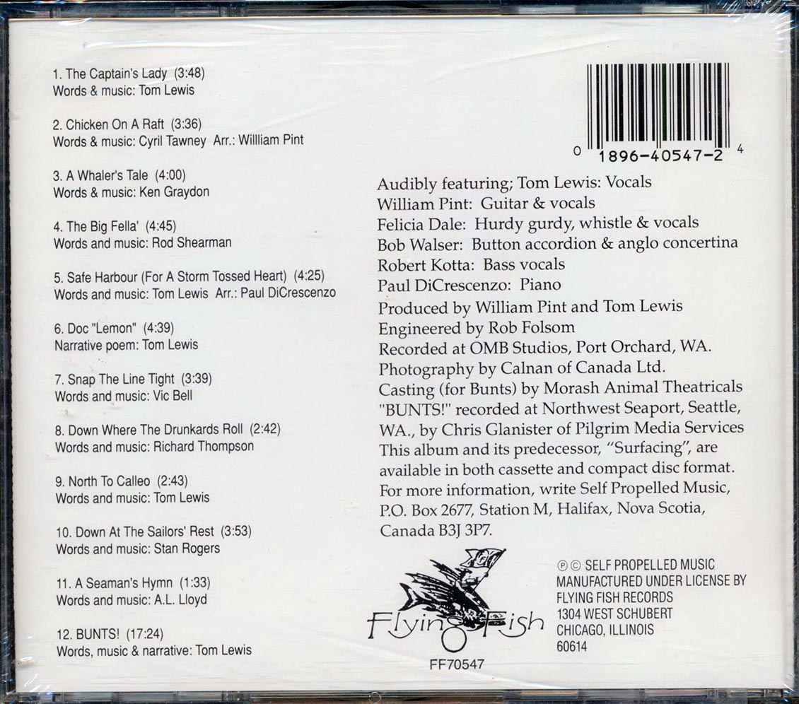 Tom Lewis - Sea-Dog, See Dog! Music CD