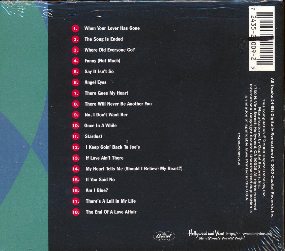 Nat King Cole - Try Not To Cry (marked/ltd stock) Music CD