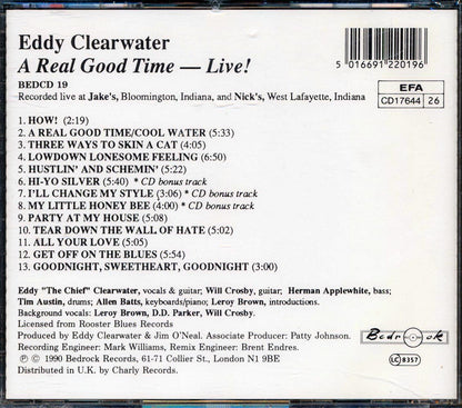 Eddy Clearwater - A Real Good Time: Live! Music CD