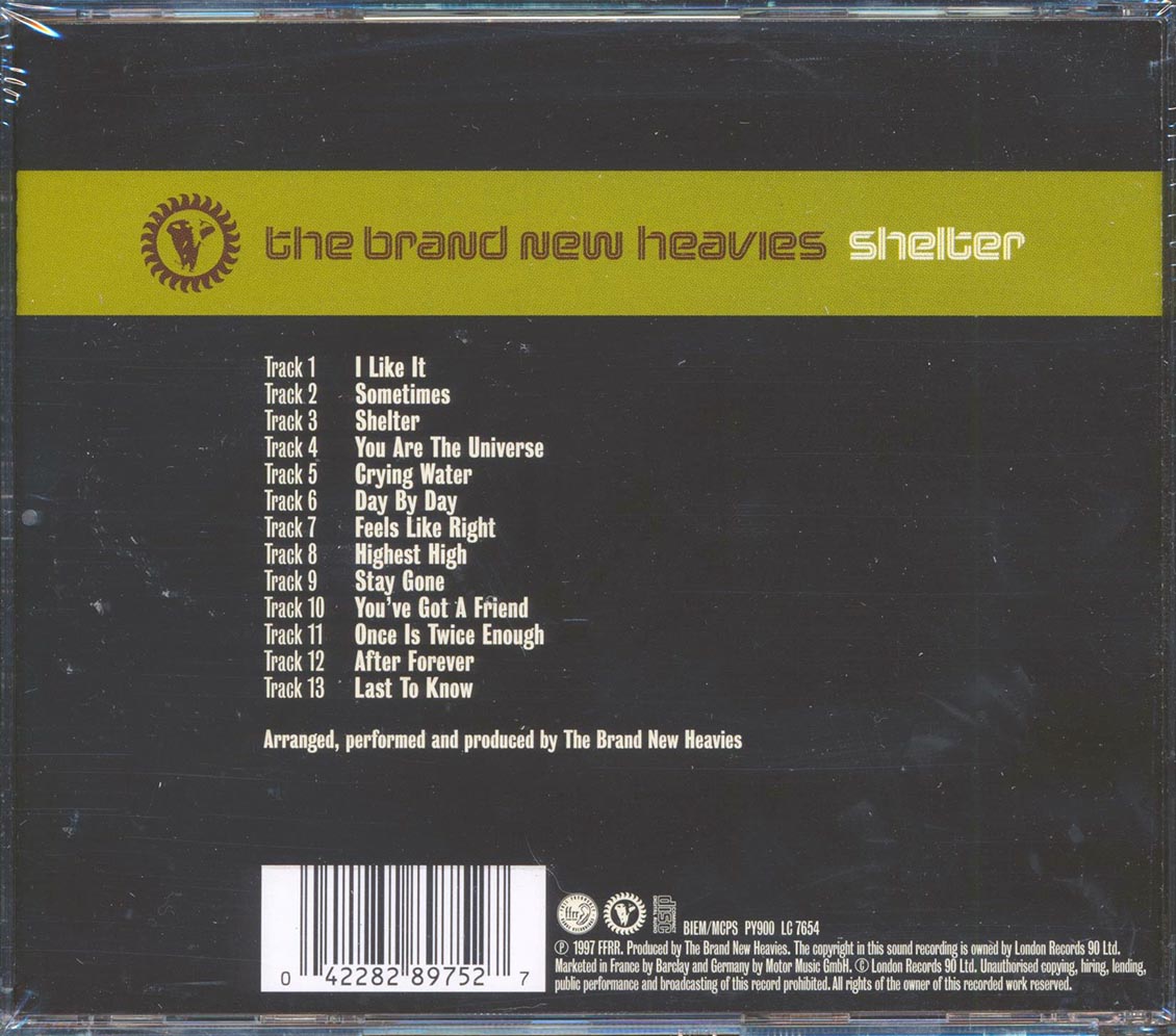 The Brand New Heavies - Shelter Music CD