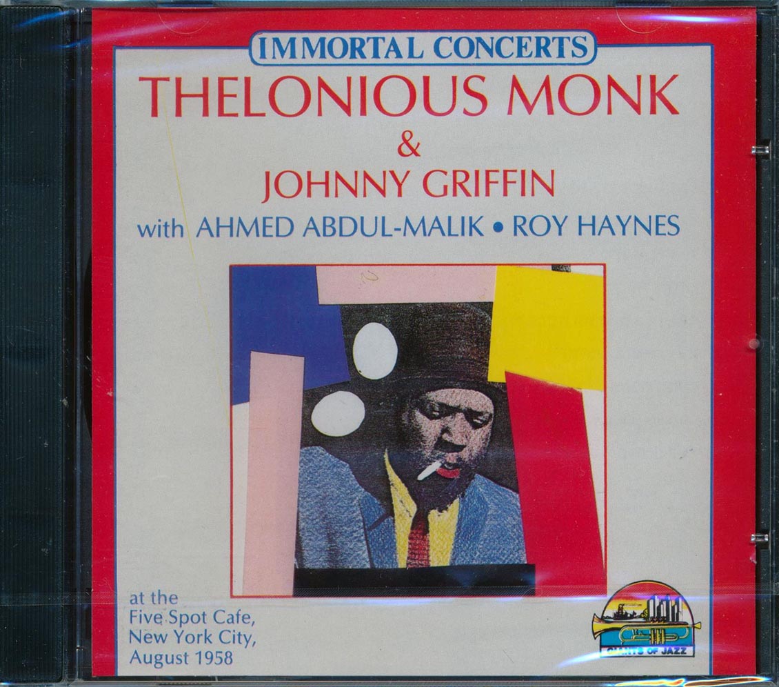 Thelonious Monk Johnny Griffin At The Five Spot Cafe New York City August 1958 Music CD