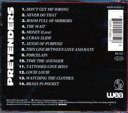 The Pretenders Don't Get Me Wrong 14 Classic Tracks Music CD
