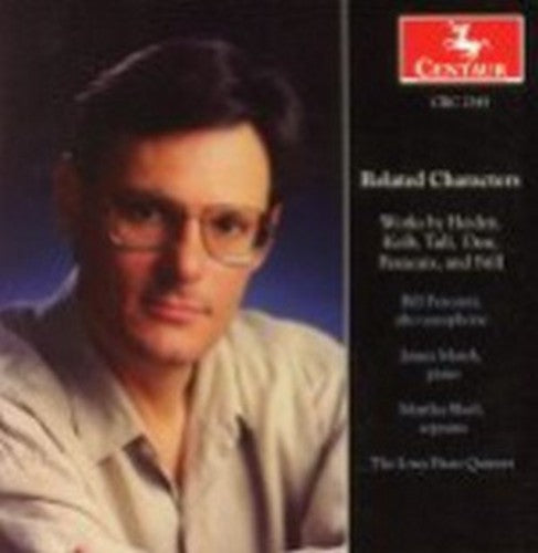 the album cover for Bill Perconti / March,James / Iowa Brass Quintet - Related Characters: Works for Alto Sax