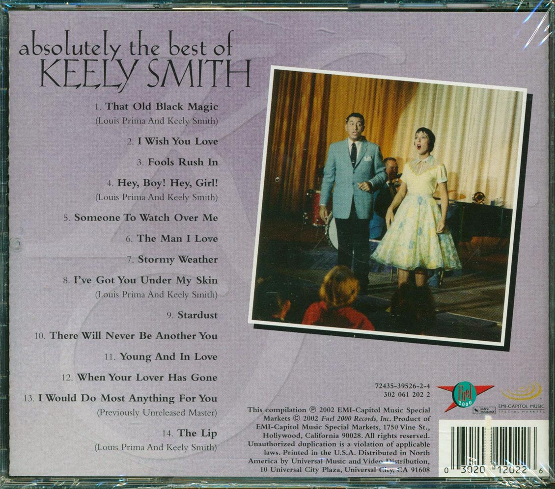 Keely Smith - Absolutely The Best Of Keely Smith (marked/ltd stock) Music CD