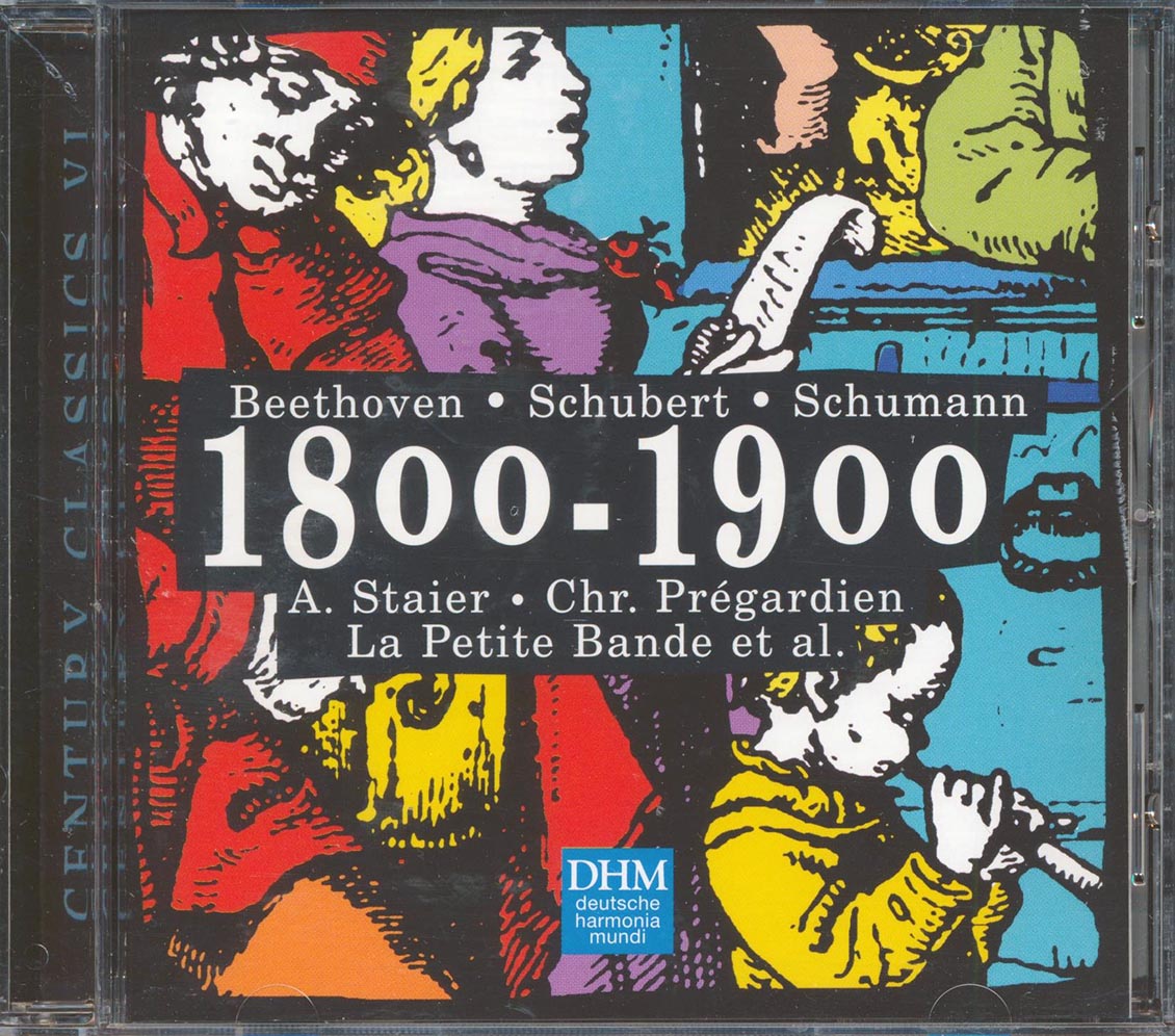 Beethoven, Schubert, Schumann - 1800-1900 A. Staier, Chr. Pregardien, La Petite Bande Et Al. Music CD