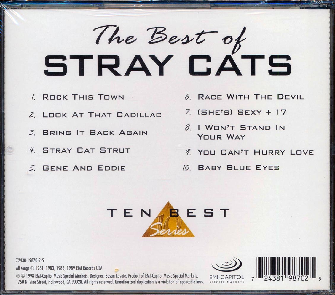 Stray Cats - The Best Of Stray Cats Music CD