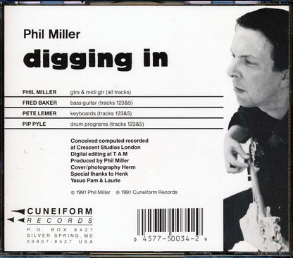 Phil Miller - Digging In Music CD
