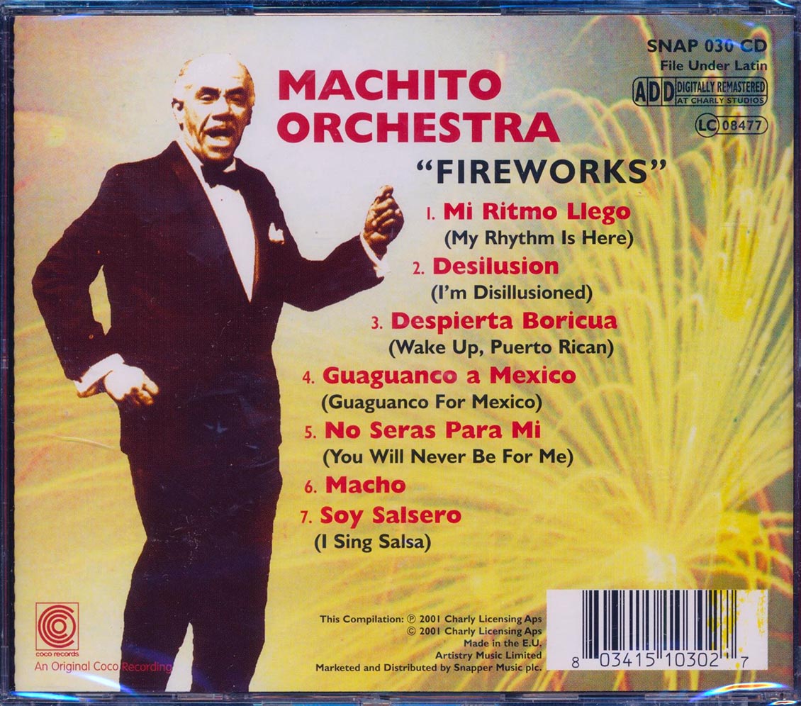 Machito Orchestra - Fireworks Music CD