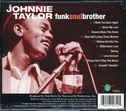 Johnnie Taylor - Funk Soul Brother (marked/ltd stock) Music CD
