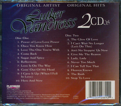 Luther Vandross - Luther Vandross (20 tracks) (2xCD) Music CD