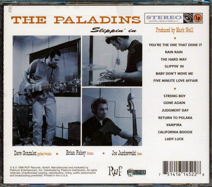 The Paladins - Slippin' In Music CD