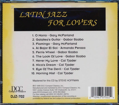 Cal Tjader, Gabor Szabo, Etc. - Latin Jazz For Lovers Music CD